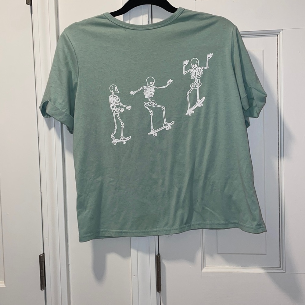 Lime green shirt